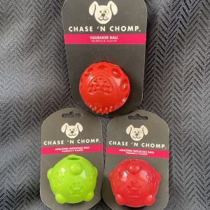Chase N Chomp dog ball toys