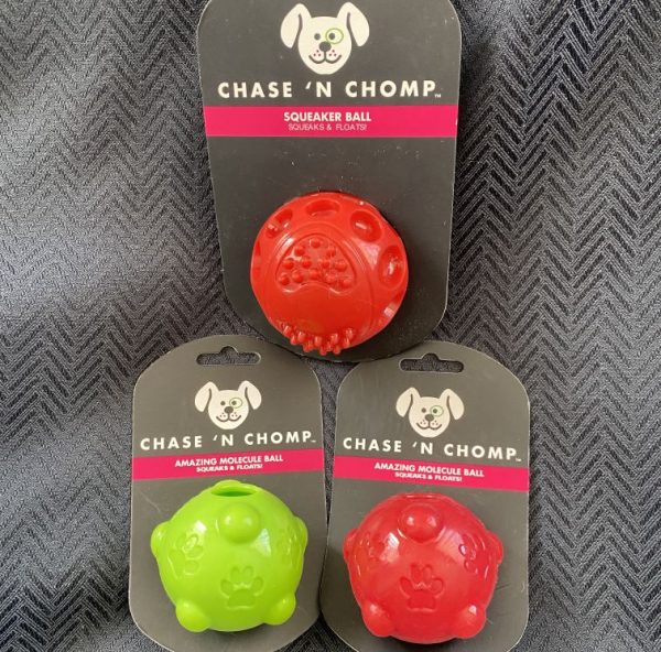 Chase N Chomp dog ball toys