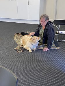Sue and Bo at massage workshop
